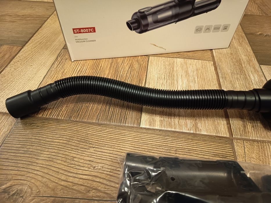 Nowy czarny ręczny odkurzacz domowy samochodowy