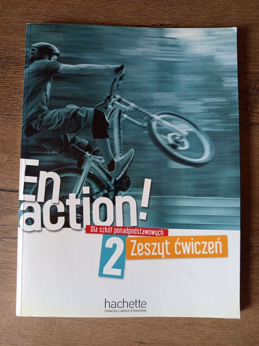En action!Podręcznik + zeszyt ćwiczeń do języka francuskiego