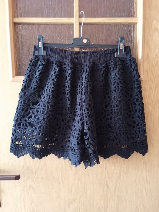Spodenki Szorty Koronka Gipiura