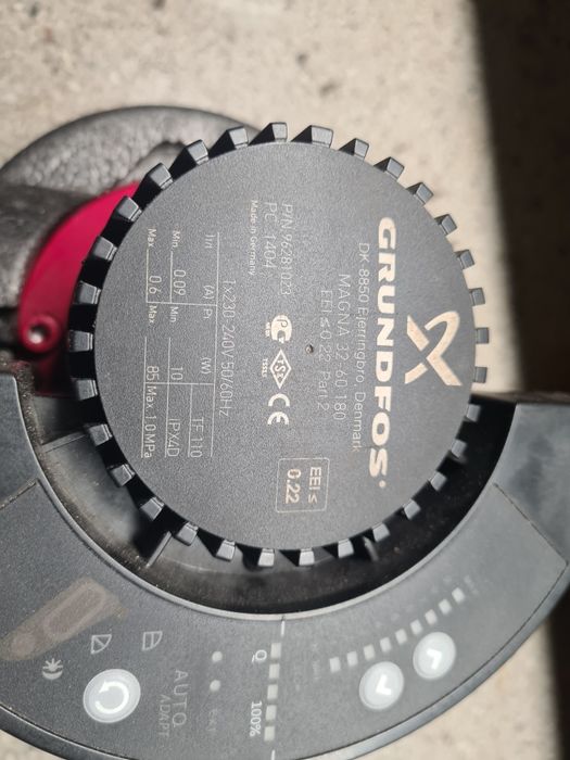 Pompa grundfos magna 32-60 z ociepleniem.