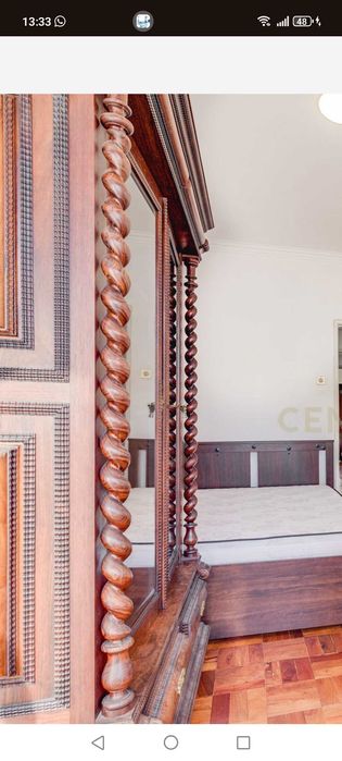 Conjunto mobília Pau Santo