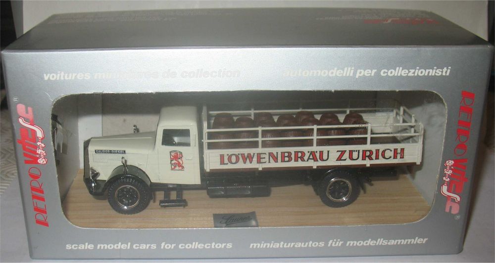 Vitesse - Saurer S4C Plateau Brasseur - Lowenbrau - 1952