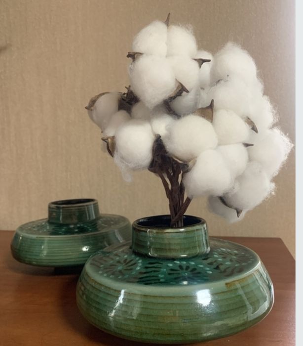 Глиняна ваза вінтажна  ручна  робота 2 шт