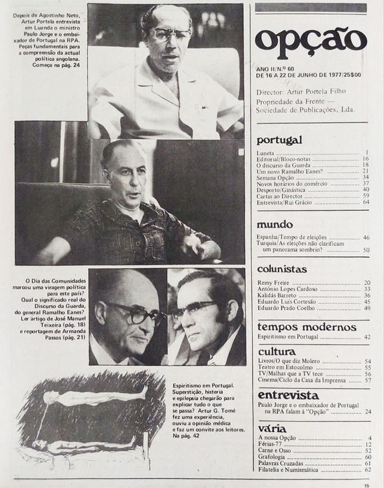 1977 - O Espiritismo em Portugal