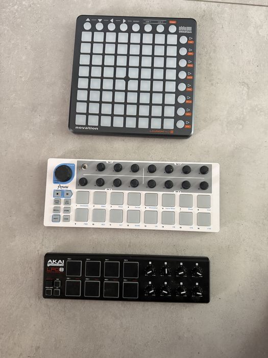Sprzet Dj akai lpd arturia beatstep novation launchpad