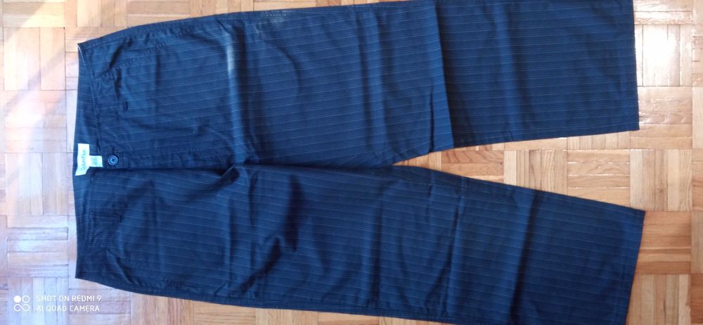 Spodnie Calvin Klein 32 x 30 - NOWE ! , Bawełniane , czarne w paski
