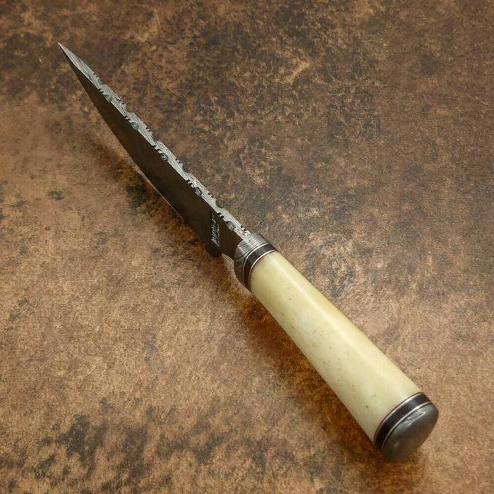 IMPACT nóż Bowie z Damastu Damast 328
