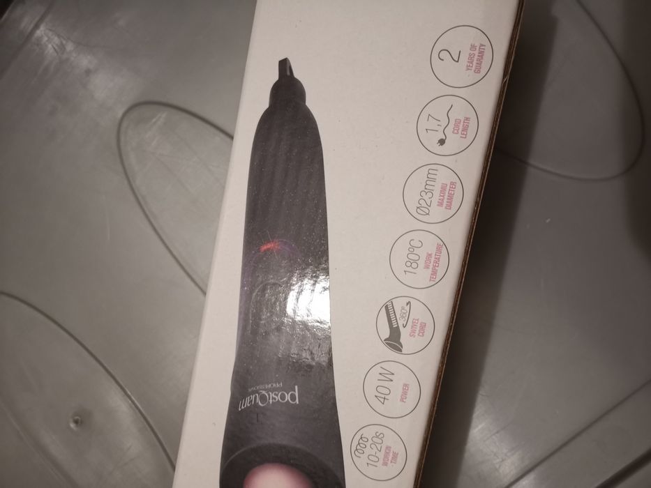 Ferro de cabelo novo