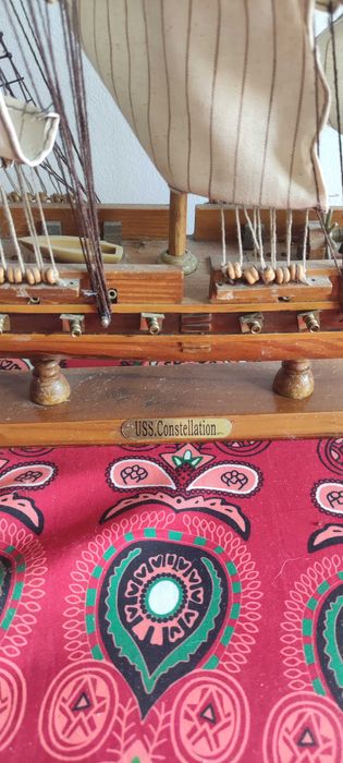 Statek drewniany duży USS.Conscellation