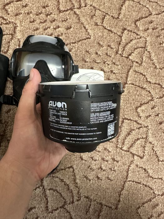 Топова маска-протигаз NATO Avon C50, комплект з фільтром