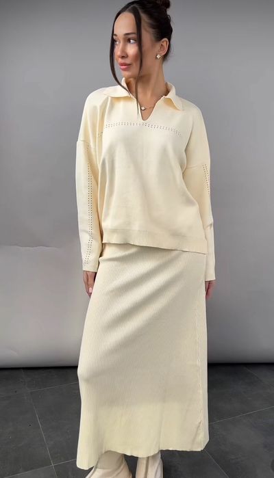 Стильний костюм-поло