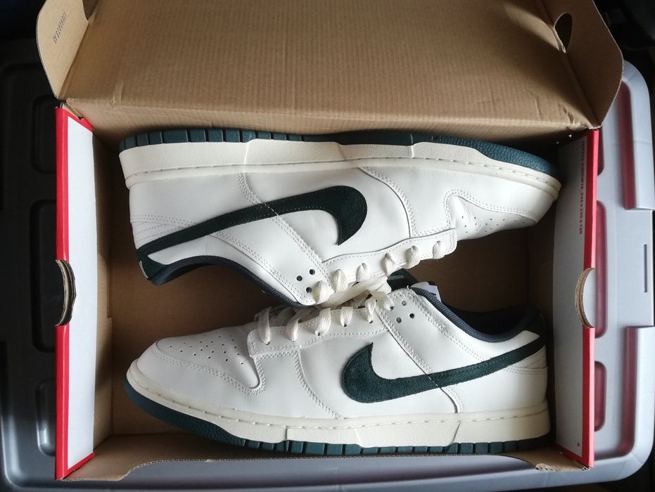 Nike dunk low buty sneakersy athletic department deep jungle