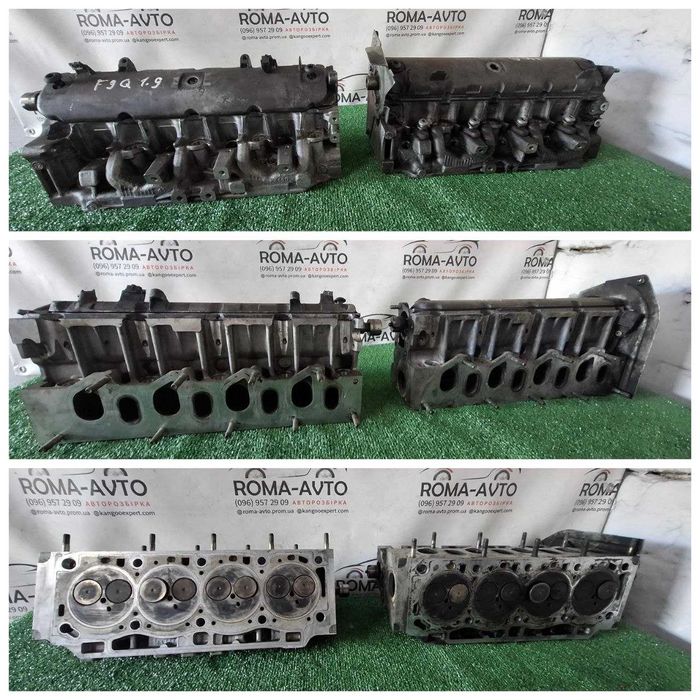 Головка блока циліндрів ГБЦ Renault 1.9d F9Q F9S05 Renault Kangoo 1.9d F9Q турбо R9F01 1.6d
