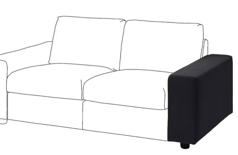 Pokrycie sofy 2-osobowej, Saxemara czarnoniebieski