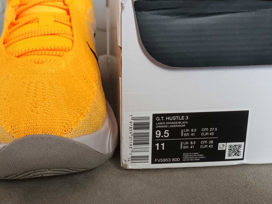 Buty do koszykówki Nike G.T. Hustle 3 rozmiar 43 US 9,5 Wembanyama Spurs nba gt hustle