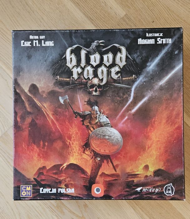 Gra Blood Rage pomalowane figurki komplet wersja PL