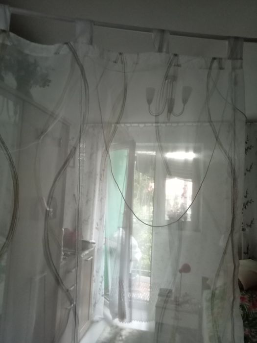 Piękne małe firaneczki na okno kuchenne