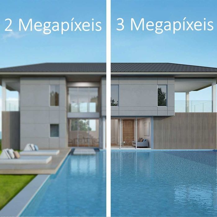 Câmara Vigilância/Painel Solar /3MP /WiFi/Visão Noturna a Cores a 20M