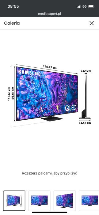 Sprzedam Tv Samsung 85cali QLED