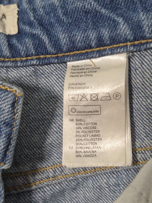 Джинсові шорти H&M Coachella з вишивкою