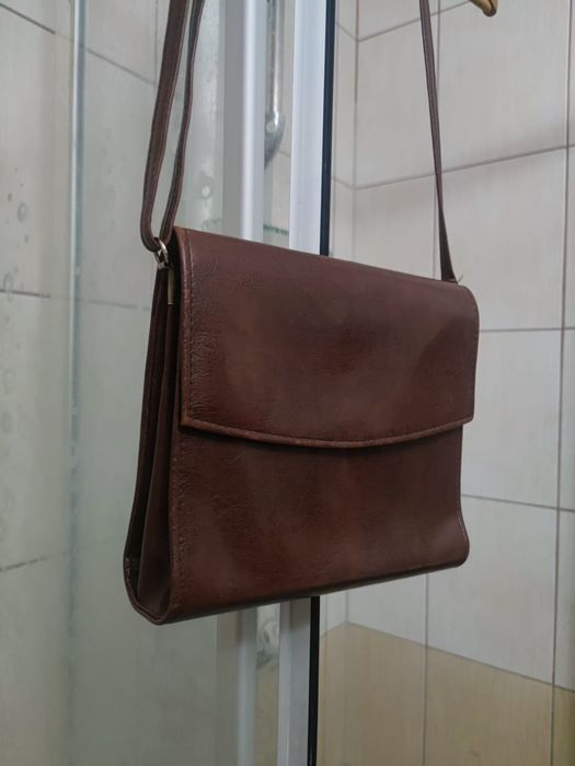 Skórzana ekologicznie torebka torba dla kobiet eko produkcji, licowana