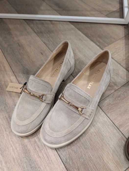 Ryłko relax Sandy zamszowe mokasyny r.38 NOWE z paragonem