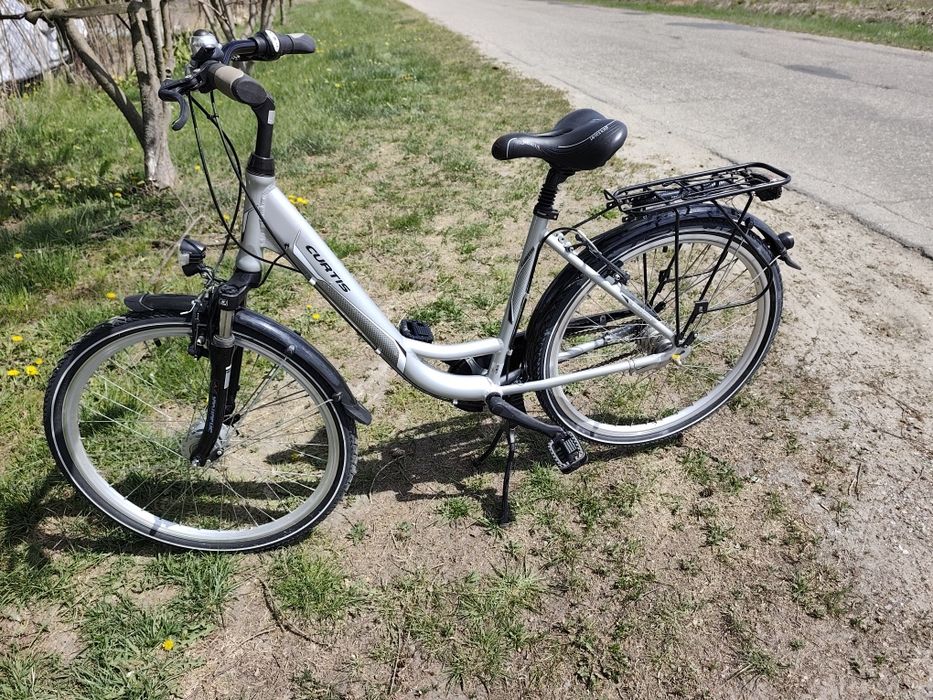Rower Niemiecki Miejski Curtis  26 cali 7 biegi Nexus LED amortyzacja