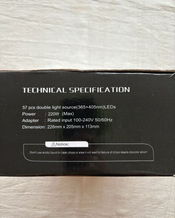 Lâmpada UV LED SUN X9 para Gel