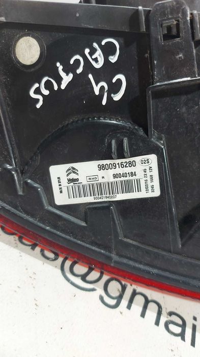Farolim Esquerdo Citroen C4 Cactus 2014 a 2018 Original