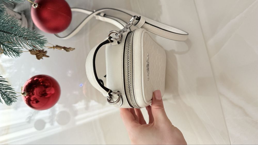 Сумка біла Coach