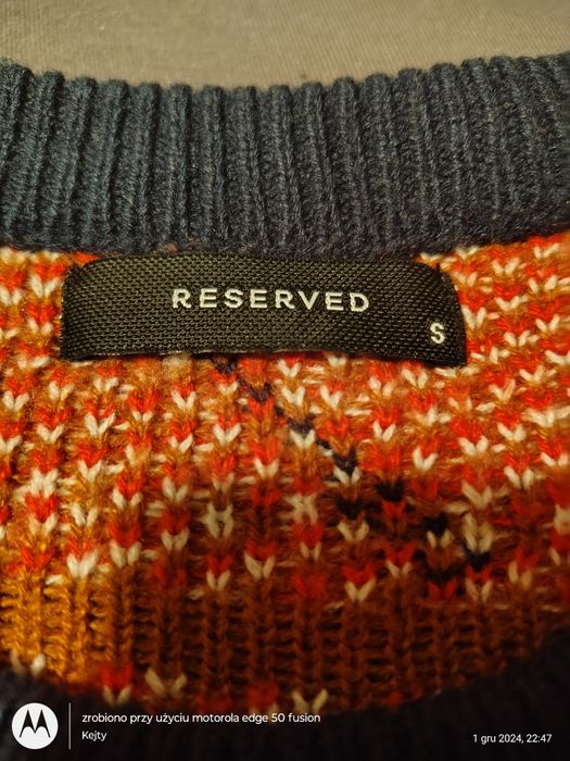 Świąteczny sweter Reserved S