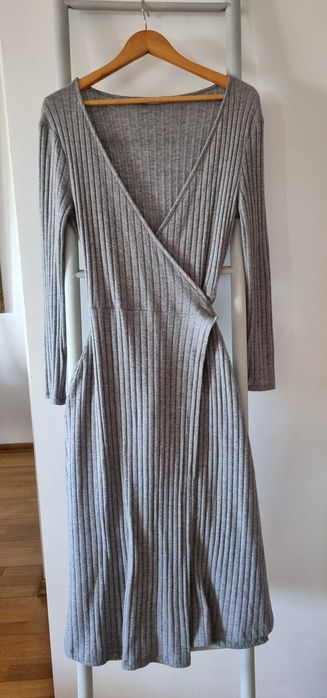 Vestido Mango Cinzento - Tamanho L