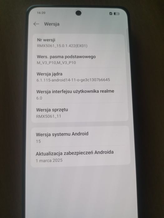 Smartfon Realme GT 7 12gb/256gb