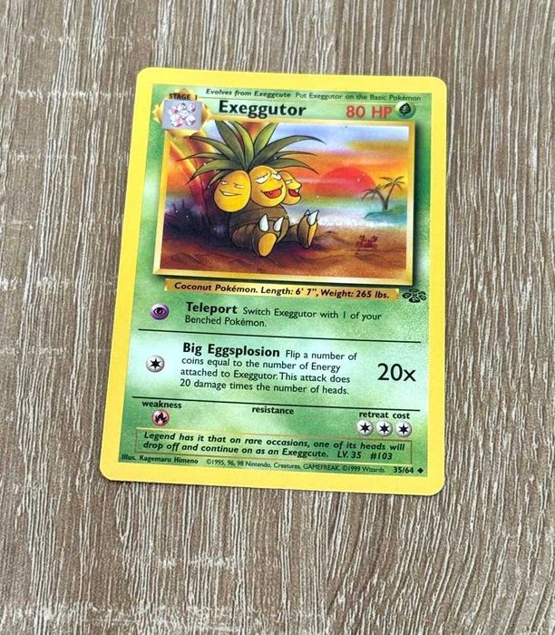 Jungle Cartas Originais Pokémon TCG WOTC - ING e PT