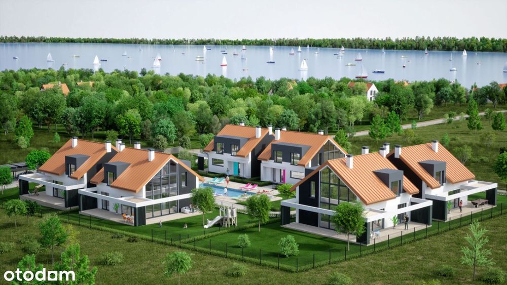 Enklawa Mazury, luksusowe domy z basenem, przy szlaku WJM