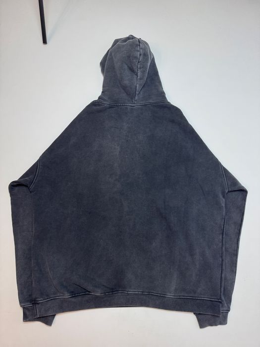 Худі Vetements Paris logo hoodie S M L XL Washed black