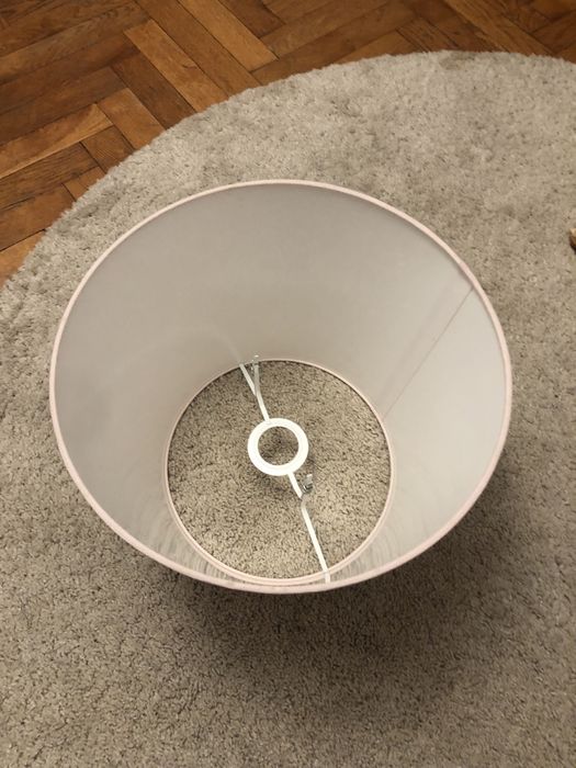 Abażur do lampy jasno różowy