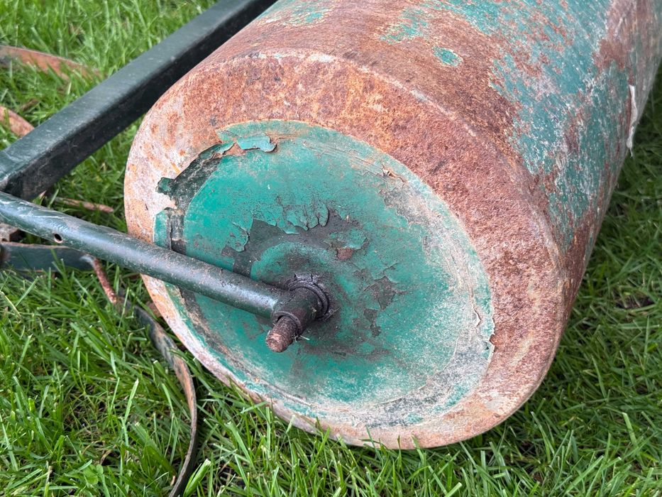 Walec ogrodowy do trawy trawnika 80 cm plus aerator - kolce