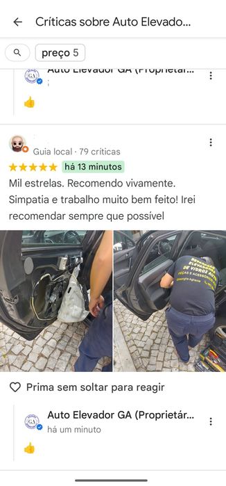 Reparação elevador vidros Clipe SMART COUPE CABRIO 450 Fortwo Roadster