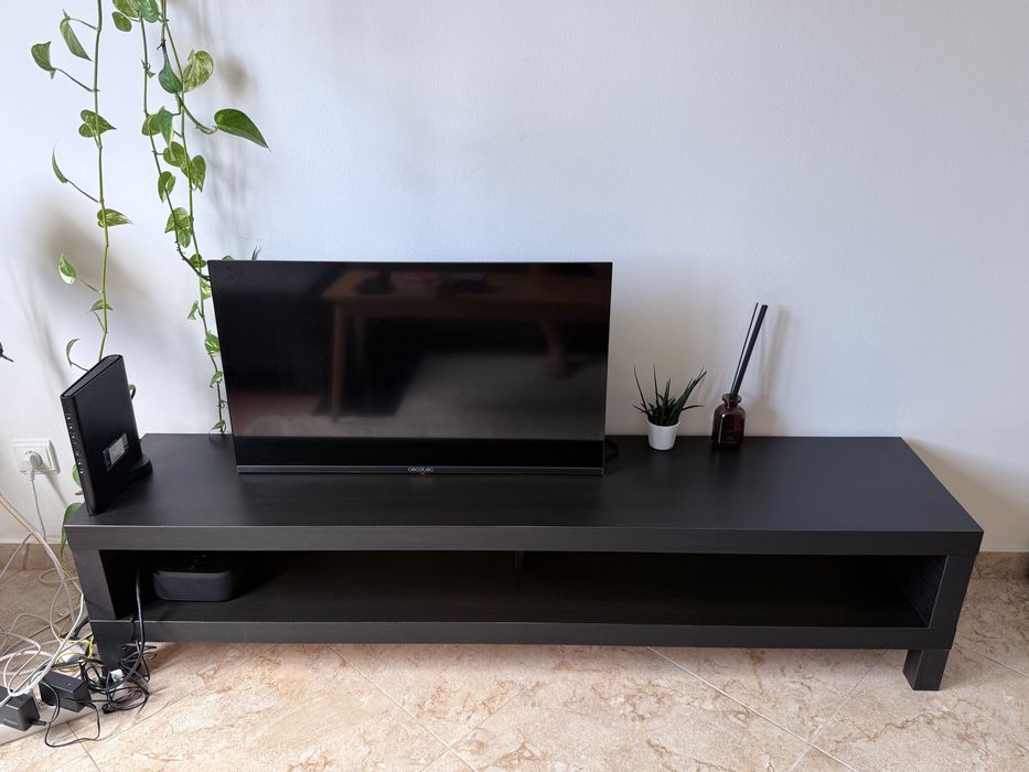 VENDO Ikea LACK Móvel TV, preto-castanho