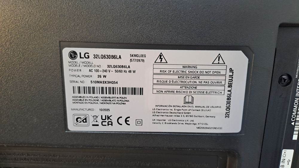 LG Smart TV 32” (80cm) – Como Nova + Caixa