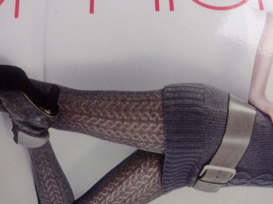 Колготи ажурні в'язані чорні ,,Marilin,,