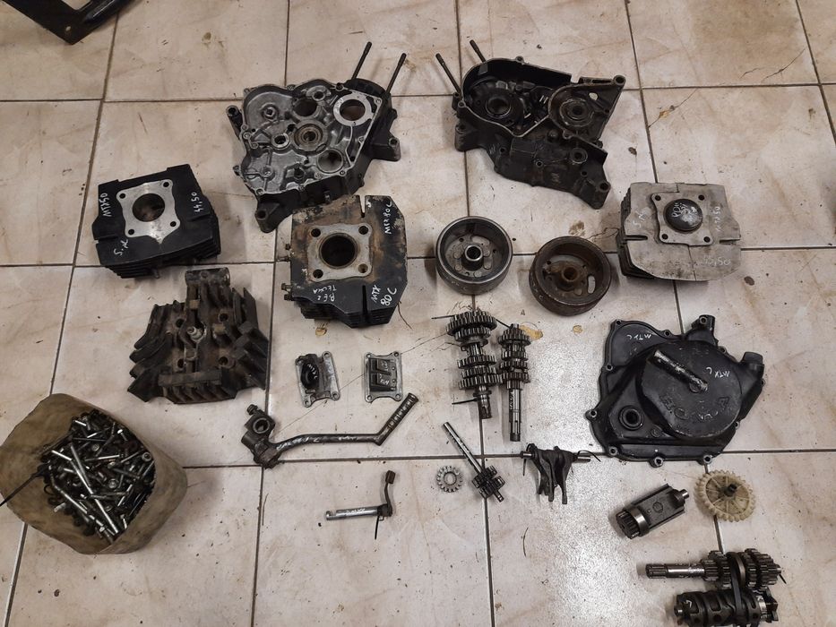 Honda Mtx 80 C silnik HD02E części cylinder magneto kopka karter  kapa