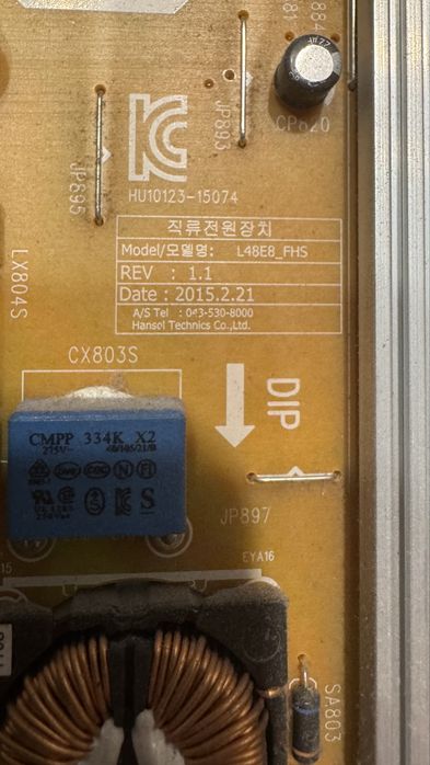 Zasilacz BN44--00833A Samsung UE55JS8500