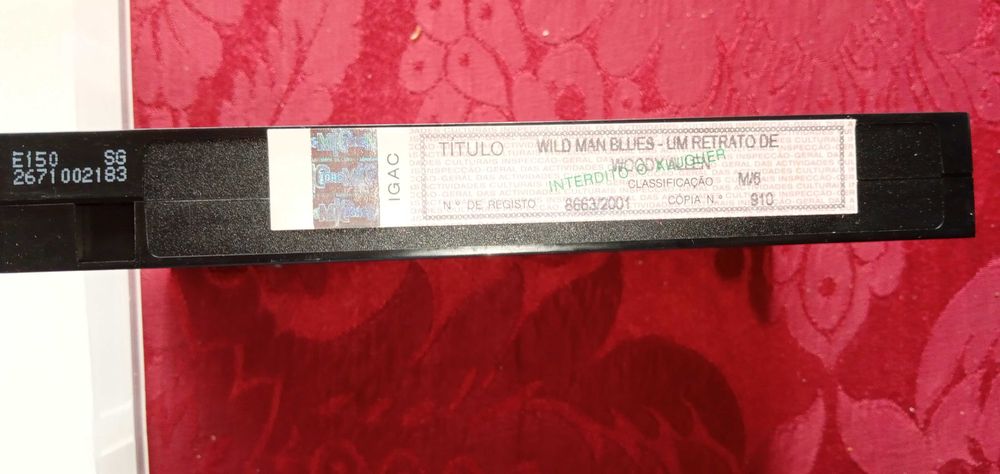Wild Man Blues Vhs-Retrato de Woody Allen-B.Kopple-Original-10EDesde2E