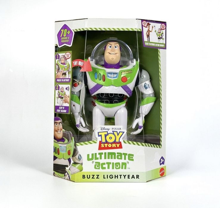 Новинка! Історія іграшок Інтерактивний Базз Лайтер 70 фраз Disney Toy Story Ultimate Action Buzz Lighter Interactive Toy