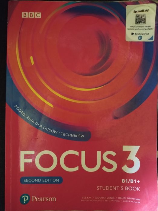 Sprzedam podręcznik Focus 3  do Języka Angielskiego: klasa 3 do liceum i technikum