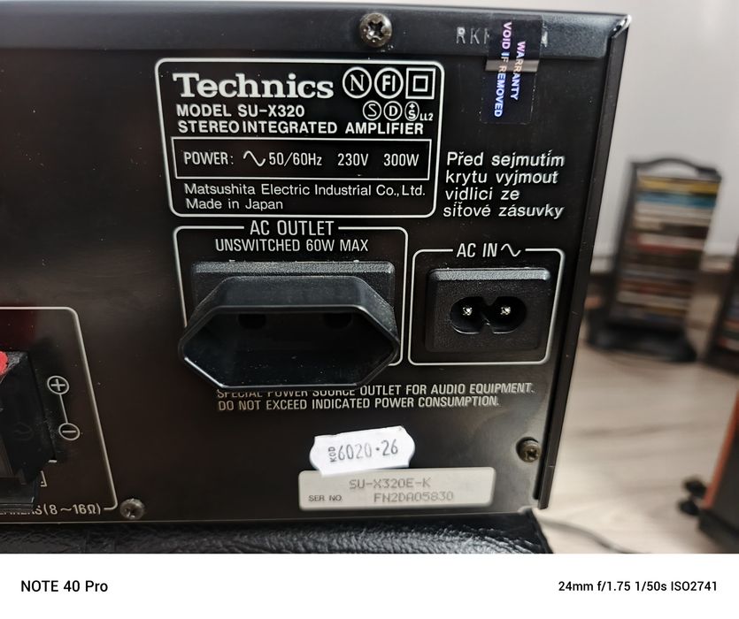Amplituner Technics Su-x320 Pxs cap