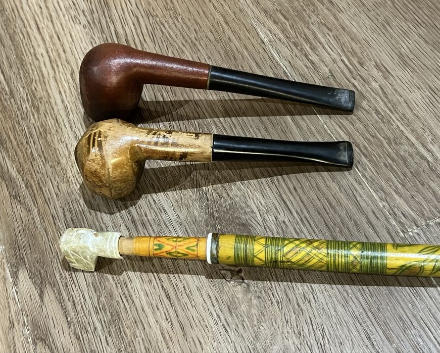 Conjunto cachimbos vintage.