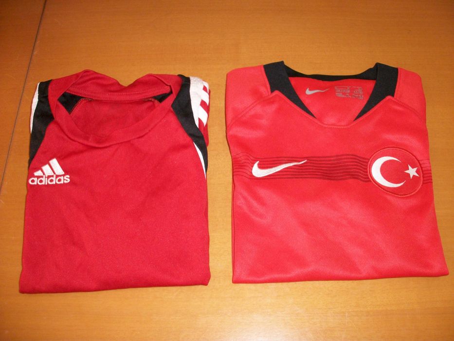 2 Camisolas Criança Adidas e Nike